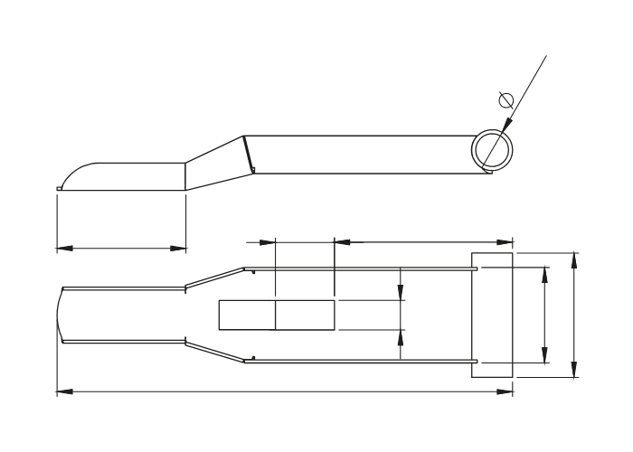 Alavanca Pequena com Tubo